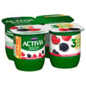 Activia bifidus fruits mûres framboises 4x125g offre découverte