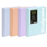 Agenda 150x210 1 jour/ page 352 pages couverture pu amovible 3 couleurs assorties studyrama glitter