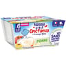 Nestle p tit onctueux pommes sans sucres ajoutés dès 6 mois 4x90g - 360g