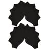 20 paires de socquettes invisibles unies homme NOIR T43\46