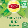 Lipton thé vert bio nature x20s - 28g