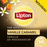 Lipton thé noir à la vanille de madagascar et caramel x20 sachets - 34g