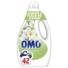 Omo lessive liquide prendre l'air jasmin & fleur de coton 42 lavages 1.764l