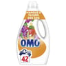 Omo lessive liquide en manque d'évasion mangue & fleurs des îles 42 lavages 1.764l