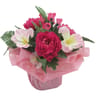 Bouquet bulle artificiel petunia - violet