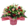 Bouquet bulle artificiel boutons x24 - rouge