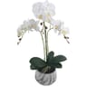 Orchidée artificielle en pot 55cm blanc