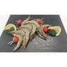 Brochette de crevettes crues marinées ail et fine herbes x2