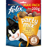 Felix party mix original friandises pour chat poulet, foie, dinde 200g
