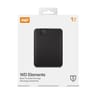 Western digital disque dur 2.5p wd éléments portable 1tb WDBUZG0010BBK-WESN