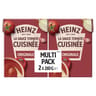 Heinz sauce tomate cuisinée ail et oignons 2 x 210 g brique