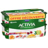 Activia fruits panaché 16x125g offre découverte