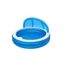 Bestway Piscine familiale gonflable ronde avec auvent diamètre 241 cm x 140 cm