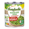 Bonduelle petits pois doux cuits a la vapeur 4/4 530g