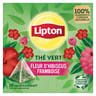 Lipton thé vert fleur d'hibiscus et framboise x20 30g