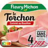 Fleury Michon jambon le torchon conservation sans nitrite 4 tranches 140g