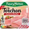 Fleury Michon jambon le torchon conservation sans nitrite 4 tranches 140g