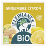 Elephant mon infusion bio gingembre citron pyramides x20 34g