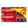Colgate blancheur dentifrice naturel charbon 2x75ml