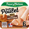 Fleury michon 6 tranches tendre poulet roti conservation sans nitrite 195g
