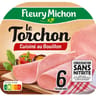 Fleury michon 6 tranches jambon torchon conservation sans nitrite 210g