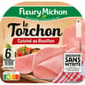 Fleury michon 6 tranches jambon torchon conservation sans nitrite 210g
