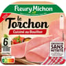Fleury michon 6 tranches jambon torchon conservation sans nitrite 210g