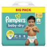 Pampers baby dry couches big pack t2 x 78