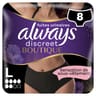 Always discreet incontinence sous-vetements boutique noire l x8