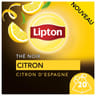 Lipton thé noir au citron, au citon d'espagne x 20 sachets - 34g