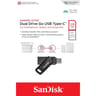 Clé usb 3.1/type-c sandisk ultra dual drive go 128gb 400mb/s SDDDC3-128G-G46
