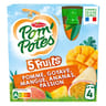 Pom'Potes compotes gourdes 5 fruits Exotiques 4x90g