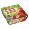Andros dessert de pommes et de fraises 4x100g