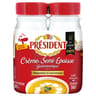 Président crème entière 30%mg semi épaisse bouteille 2x25cl