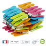 Pack 40 pince clips bimatiere antiglissant