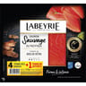 Labeyrie saumon sauvage pacifique fumé au bois de hêtre 4 tranches + 1 offerte 130g