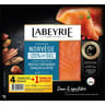 Labeyrie saumon atlantique de Norvège fumé -25% de sel 4 tranches + 1 tranche offerte 150g