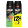 Axe déodorant atomiseur jungle 2x200ml