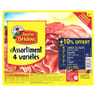 Justin Bridou assortiment 4 variétés + 10% offert 286g
