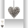 Déco coeur à suspendre h30
