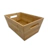 Boite de rangement bambou avec anses 20x30x13cm