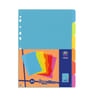 Intercalaires a4 happy fluo 6 positions