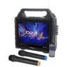Ibiza enceinte karaoké sans fil nomade avec écran karavision 10-9011