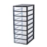 Sundis tour de rangement orgamix A4 mm 8 tiroirs noir