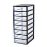 Sundis tour de rangement orgamix A4 mm 8 tiroirs noir