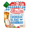 Elle & vire fromage blanc et crème poche souple 342g