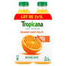 Tropicana pure premium orange sans pulpe 2 x 1l