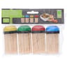 Lot de 4 boîtes de 150 cure-dents bambou