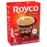 Royco soupes instantannées gourmandes lentilles jambon 3 sachets