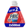 Paic excel 2 liquide vaisselle brillance 2x500ml